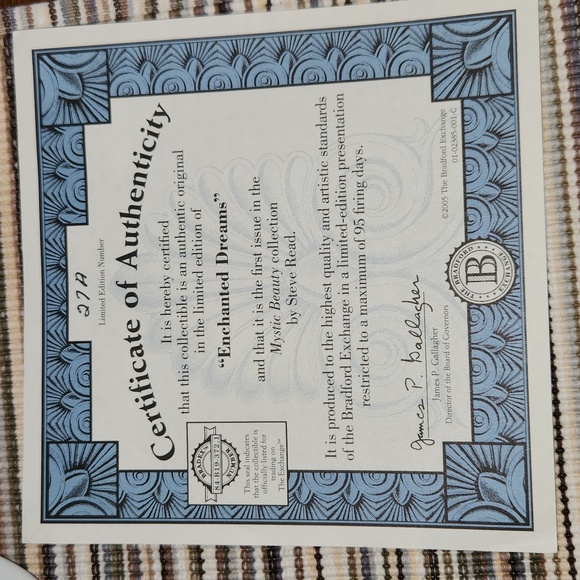 Bradford Exchange Enchanted Dreams - Picture 3 of 3